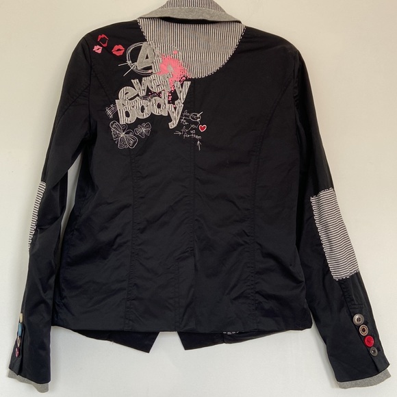 Desigual black colorful buttons blazer - Picture 6 of 11